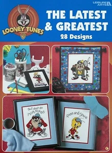 Brand New: Looney Tunes THE LATEST & GREATEST Cross Stitch Leisure Arts 3154 - Picture 1 of 3