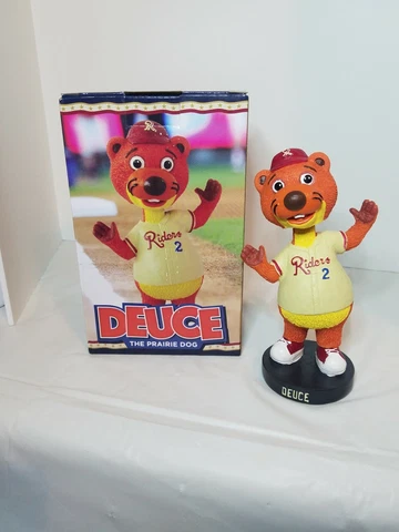 Frisco RoughRiders Deuce Bobblehead Baseball Texas Rangers SGA Cover