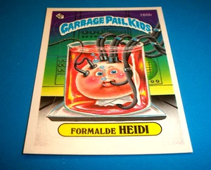 1986 Garbage Pail Kinder Original 4. Serie "FORMALDE HEIDI" #160b Aufkleber - Bild 1 von 1