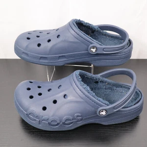 Crocs Classic gefütterte Clogs blau Gr. M11 - kuschelige Slipper bequem - Bild 1 von 6