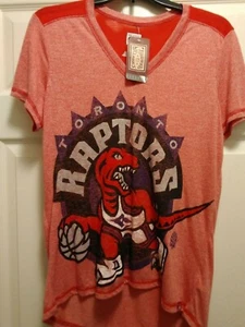 Toronto Raptors Majestic Hardwood Classic Shirt  Women's Size Small - Picture 1 of 4
