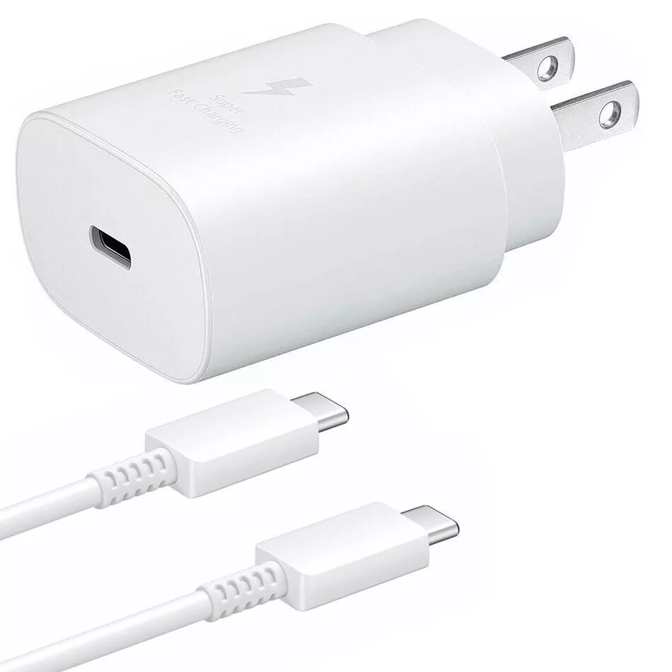 Samsung Super Fast 25W USB-C Wall Charger - White