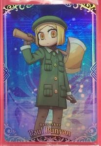 Tarjeta de oblea Paul Bunyan Fate Grand Order FGO SP 24 Berserker Bandai juego japonés - Imagen 1 de 12