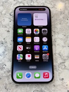 Apple iPhone 14 Pro 256GB | Black | Factory Unlocked 85% BH - GOOD - ⚠️READ⚠️ - Picture 1 of 12
