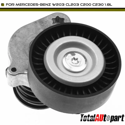 Belt Tensioner w/Pulley for Mercedes-Benz W203 CL203 C230 C200 2003-2005 L4 1.8L - Image 1 of 4