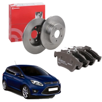 BREMBO Kit Dischi e Pastiglie Posteriori Ford C-Max II Grand C-Mac Kuka II (DM2)