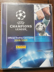 RARE Cards PANINI Champions League 2008-2009 complete Binder Album Full set - Picture 1 of 9