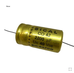 AXIAL/220UF40V 40V CO42 Axial Electrolytic Cap 'UK COMPANY SINCE 1983' - Picture 1 of 1