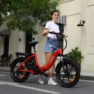 20" Folding Electric Bike 250W/36V/16AH Mountain Bicycle Shimano E-Bike Citybike - Picture 1 of 8