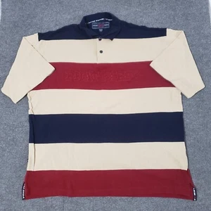 phat farm polo shirt men's 3XL striped spell out logo multicolor - Picture 1 of 10