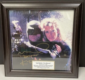 Michael Keaton & Kim Basinger Dual Hand-Signed 12x12 Calendar Photo - Picture 1 of 5