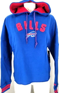 NEW Buffalo Bills Blue NFL Team New Era Hoodie Hooded Sweatshirt Women's S - Picture 1 of 9