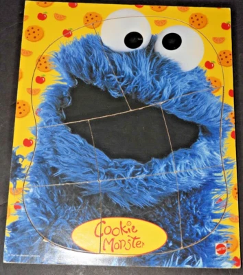 Mattel Sesame Street Cookie Monster Wooden Puzzle 8 pieces - Image 1 of 2