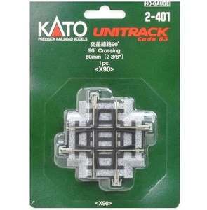 Kato 2-401 Intersection / Crossing Track 60mm 90° - HO - Picture 1 of 1