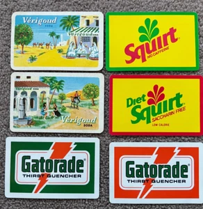 .Original swap playing cards advertising verigoud soda Squirt Gatorade beverages - Picture 1 of 1