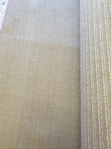 linenwoven tweed plain colour beige creamtweed topquality 56inches wide140cm - Picture 1 of 5