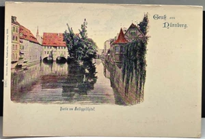 Postcard 1890 ~ Norwegian ~ Gruk nus Dürnberg~ Party at the Beiliggeiß Hospital - Picture 1 of 2