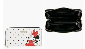 Cartera continental grande Kate Spade Disney nueva con etiquetas - Imagen 1 de 2