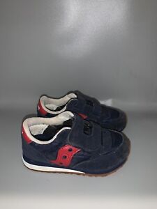Saucony Jazz Low Pro Sneakers Navy Red Shoes Baby 7M ST53512