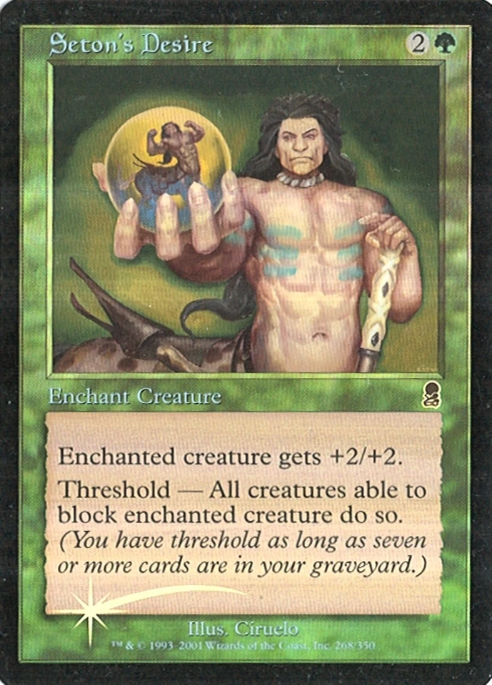 MTG - Odyssey - Seton's Desire - Foil - NM - Image 1 of 1