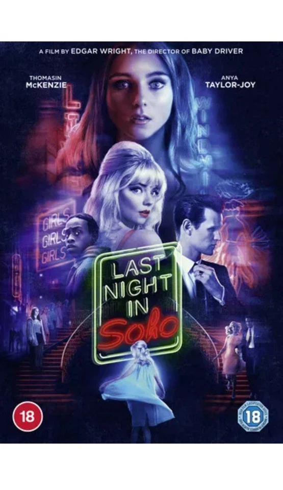 Last Night in Soho DVD (2022) Thomasin McKenzie Brand New Sealed - Image 1 of 1