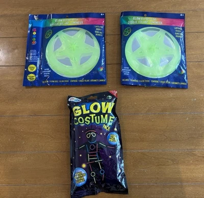 ¡Nuevo! Juego de 3 juguetes brillantes - Disco volador brillante y paquete de disfraces brillantes Foto 1 de 4