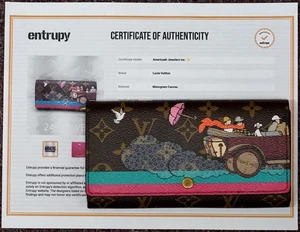 LOUIS VUITTON LV Sarah Portefeuille Long Wallet M61359 Christmas 2015 Limited Ed - Picture 1 of 21