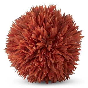 8 Inch Orange Allium Ball NEW - Picture 1 of 2
