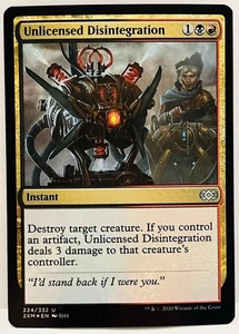 Unlicensed Disintegration -#224-MTG-Double Masters-FOIL-NM - Picture 1 of 2