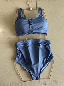 Damen Bikini Set Zweiteiler High Waist Badeanzug Bauchkontrolle. Gr. S - Bild 1 von 4