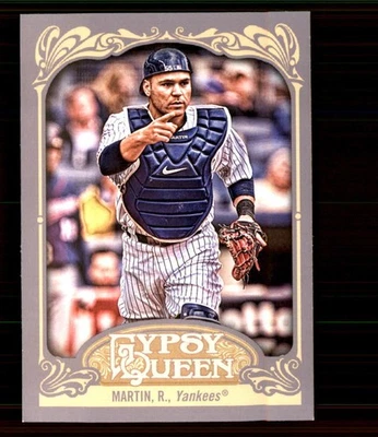 Topps Gypsy Queen 2012 - Russell Martin #5 New York Yankees Foto 1 de 2