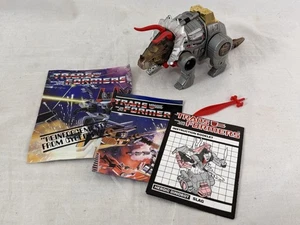 Slag Dinobot Vintage 1985 G1 Transformers Hasbro Action Figure Near Complete - Picture 1 of 15