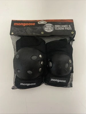 Mongoose High Impact Shell BMX Knee And Elbow Pads NIB NWOT FREE SHIPPING - Image 1 of 4