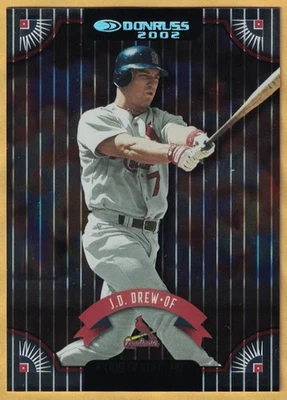 J. D. Drew   -    2002 Donruss (#136)  Career Stat Line  /234 - Image 1 of 2