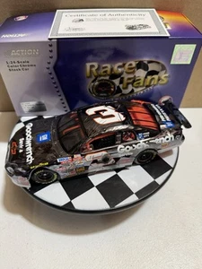 RARE* Dale Earnhardt #3 GM Goodwrench Crash Car Color Chrome 1998 1/24 Diecast - Picture 1 of 15