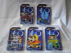 2023 Hot Wheels WARNER BROTHERS 100th ANNIV. Looney Tunes Set of 5 New See Pics! - Picture 1 of 8