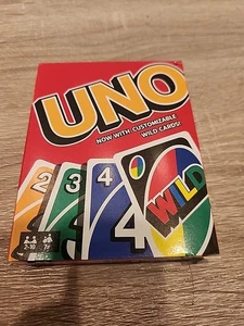 UNO Card Game Mattel 2018 Get Wild mit anpassbaren Wild Cards! Alter 7+ Neu! - Bild 1 von 2