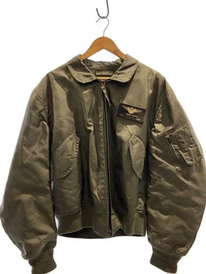 Military 90S Flight Jacket/46/Polyester/Khk/Plain/Cwu-36/Isratex// 12611 - Image 1 of 4