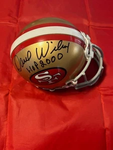 DAVE WILCOX 49ERS SIGNED HANDSIGNIERT MINIHELM BECKETT HOLO - Bild 1 von 2