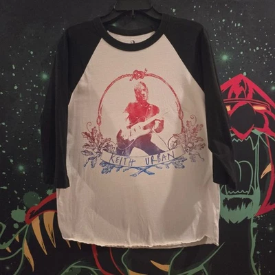 Camiseta de gira de conciertos de béisbol raglán 3/4 de Keith Urban talla L banda de country Foto 1 de 4
