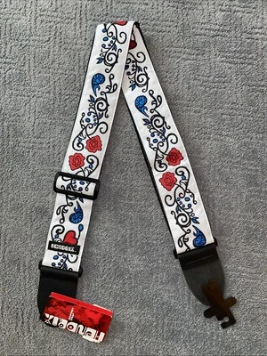 Correa de guitarra Jimi Hendrix con licencia oficial Correa Hendrix Monterey Pop Foto 1 de 4