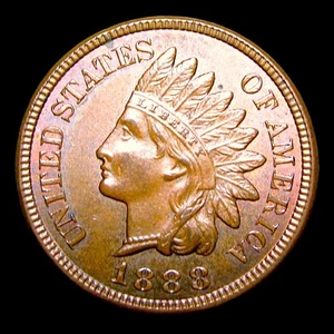 1888 Indian Cent Penny ---- PCGS MS-62 Stunning Coin ---- #336C - Picture 1 of 5