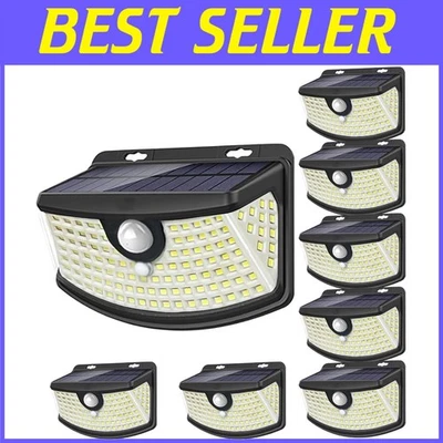 Solar Motion Sensor Lights 120 LEDs, Waterproof, Step Lights - Image 1 of 4