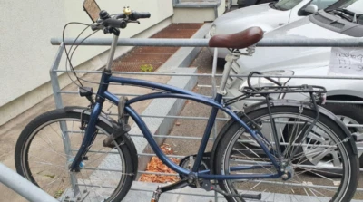 Fahrrad Cruiser Mann 26 Zoll Aluminium - Blau Nexus 3 Gänge - Bild 1 von 4
