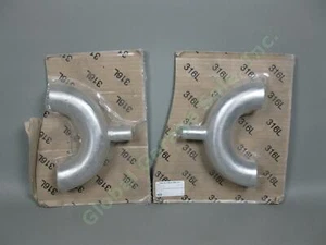 2 NEUE Paar 316L Edelstahl O'Brien 2"x1" Zoll Rücklauf Reduzierung Boden Auslass - Bild 1 von 5