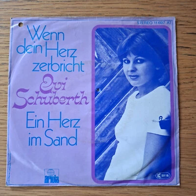 Vinyl 7" Single - EVI SCHUBERTH - Wenn Dein Herz zerbircht - VG - Bild 1 von 4