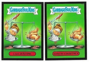 2015 Garbage Pail Kids lote base de 120/132 paralelos negros - Imagen 1 de 1
