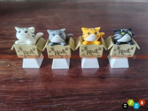 Custom Cute Cat Keycap Key Cap For Mechanical Keyboards 4 Color - Picture 1 of 12