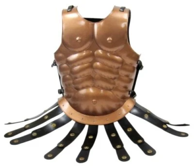 Греческая мышечная броня кираса - бронзовая отделка - Изображение 1 из 4