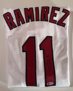 Jose Ramirez Autographed Jersey Cleveland Guardians Beckett Certified J69755 - Picture 1 of 6